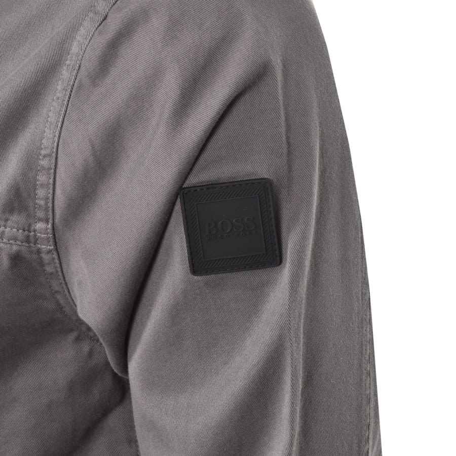 Alternative Image for ProductBOSS Lowy Overshirt Jacket Grey3